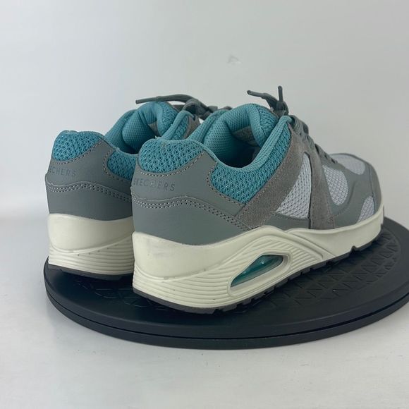 Skechers Uno Tripik Gray/Blue Athletic Running Shoes 52457 Men’s Size 7 - Picture 5 of 12